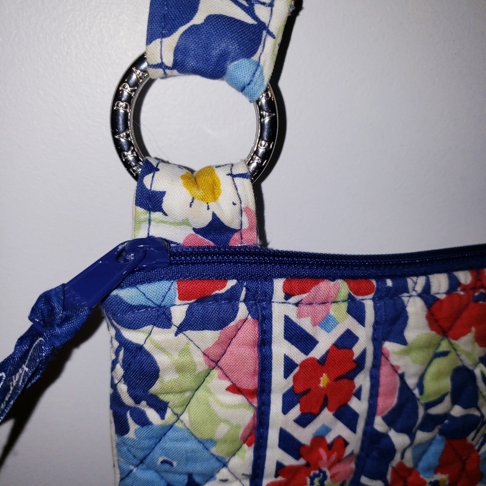 Vera Bradley Blue Floral Crossbody Bag - Picture 3 of 5